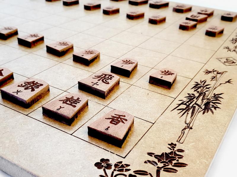 Jogo de tabuleiro xiangqi chinês tradicional 3d com tabuleiro de