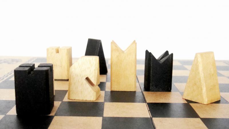 Mini Xadrez (coleção em madeira da Mitra) - Toca do Tabuleiro